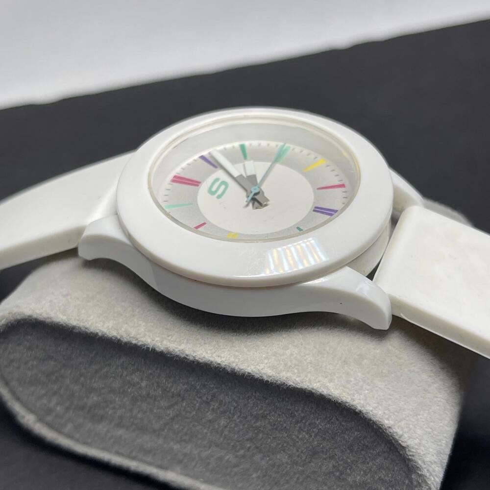 Skechers White Watch & Band Unisex 40mm SR6080W Water Resistant New Battery - Picture 3 of 8